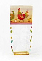  - Colorful Chickens Bag