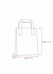  - Cream Carrier Bags With External Taped Handles SOS (1)
