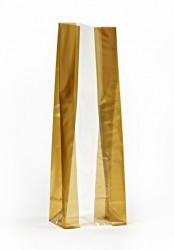 Medium Gold Bold Stripes Bag - Thumbnail