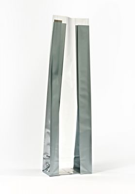 Medium Silver Bold Strips Bag